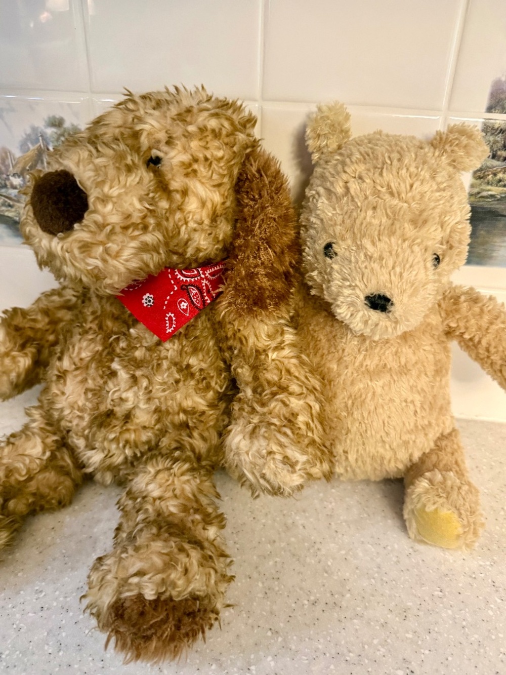 🎉Two GUND BEARS, classic Pooh & JED
